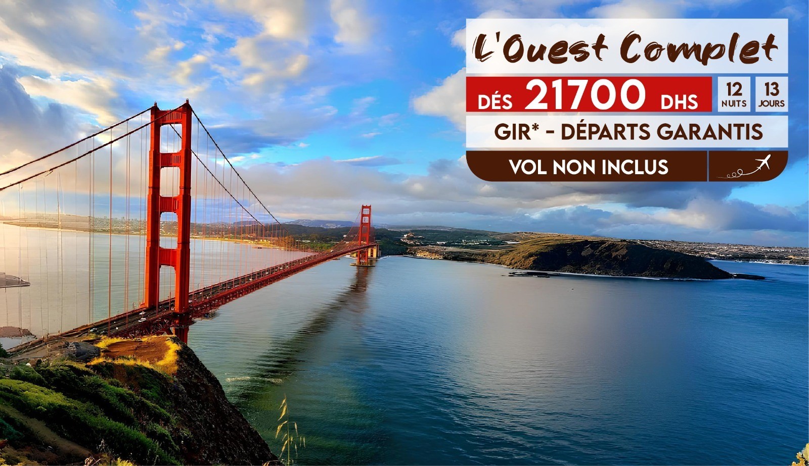 Voyage Organisé Vers L’ouest Complet 2025