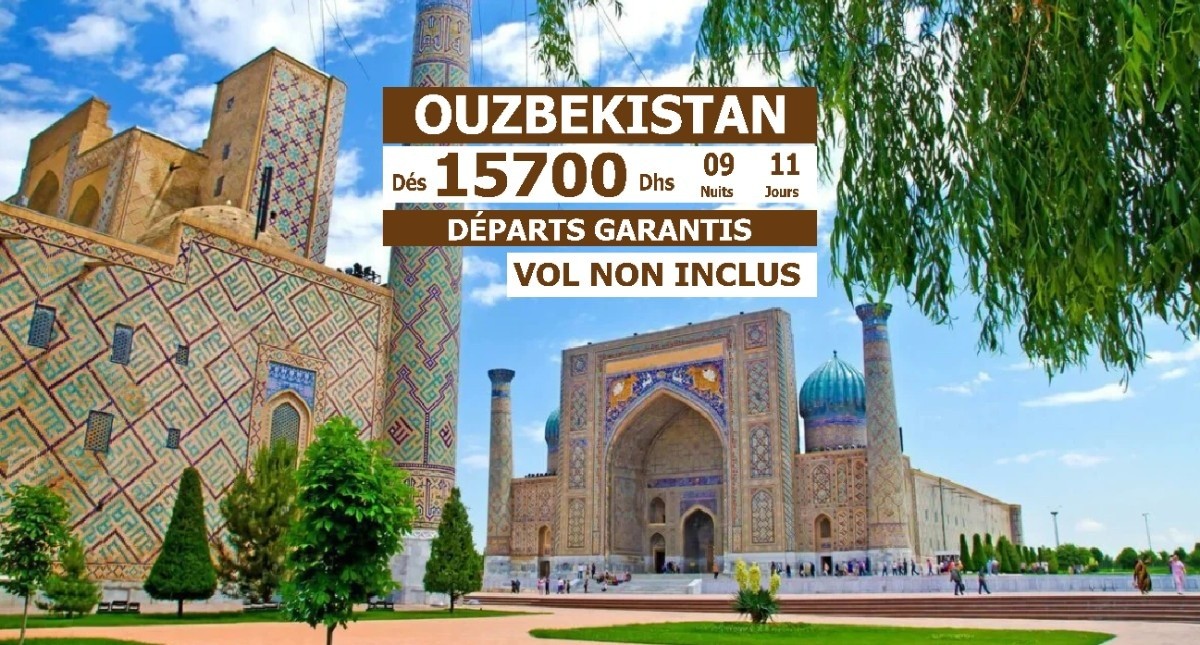 Global voyages: Agence de voyage maroc, Hôtels et Vols | globalvoyages.ma Voyages Organisés Vers Ouzbékistan 2026
