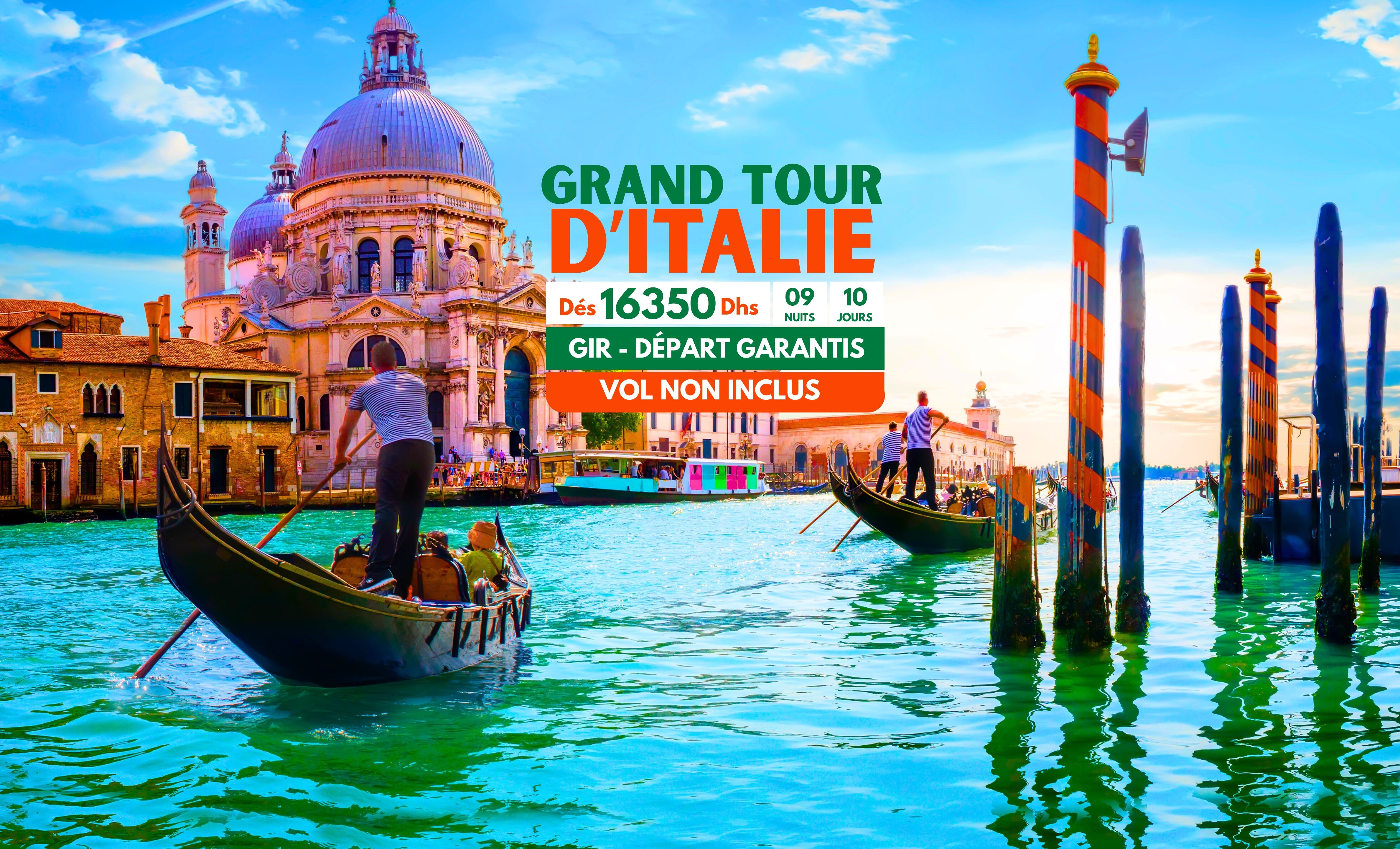 Global voyages: Agence de voyage maroc, Hôtels et Vols | globalvoyages.ma Voyage Organise Vers L'italie  Le Grand Tour